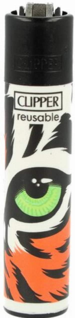 Clipper Feuerzeug Feline Eyes 1v4 Grünes Katzenauge