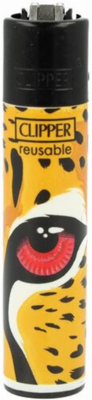Clipper Feuerzeug Feline Eyes 3v4 Rotes Katzenauge