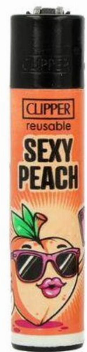 Clipper Feuerzeug Food Slogan 1v4 SEXY PEACH