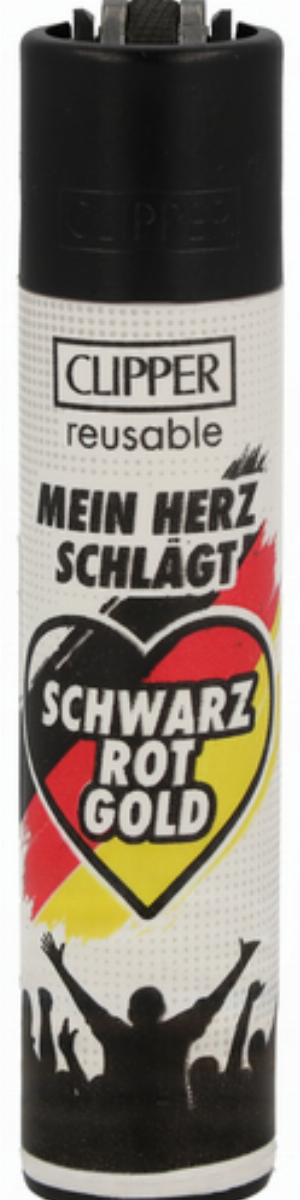 Clipper Feuerzeug Fußball Deutschland Nr. 1v4