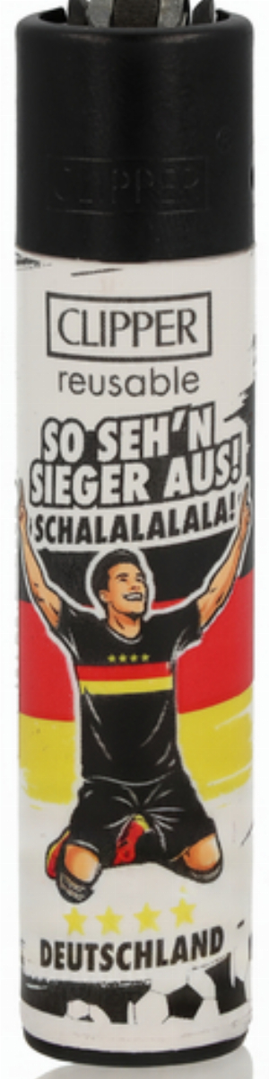 Clipper Feuerzeug Fußball Deutschland Nr. 3v4