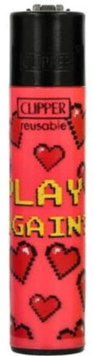 Clipper Feuerzeug Game Over 3v4 PLAY AGAIN?