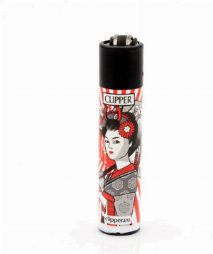 Clipper Feuerzeug Geishas 3v4 Rot