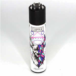 Clipper Feuerzeug Geomatric Animals 4v4 Hirsch