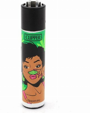 Clipper Feuerzeug Girlz - 1v4 Grün