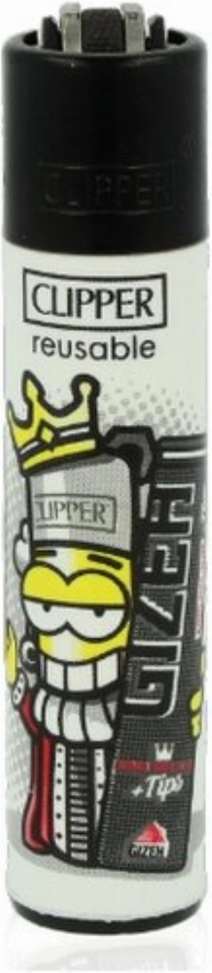 Clipper Feuerzeug Gizeh 7 - 1v4 CLIPPER MAN MIT GIZEH PAPERS