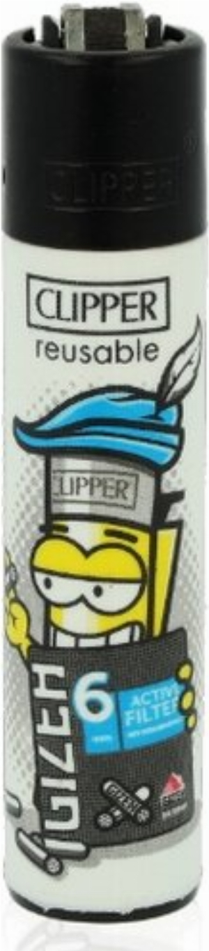 Clipper Feuerzeug Gizeh 7 - 3v4 CLIPPER MAN MIT GIZEH ACTIVE FILTER