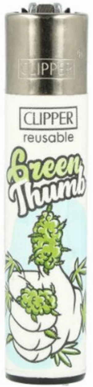 Clipper Feuerzeug Green 4v4 GREEN THUMB