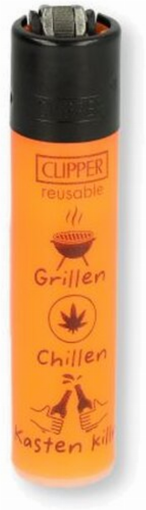 Clipper Feuerzeug Grillen 3K 3v4