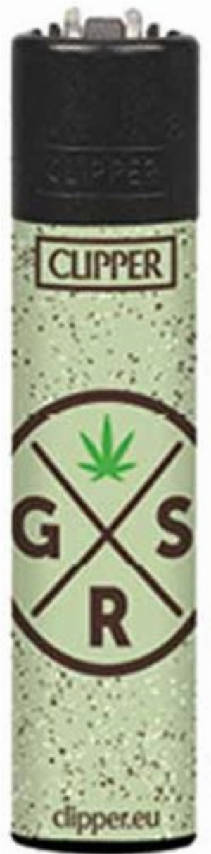 Clipper Feuerzeug Hanf + Gras 4v8