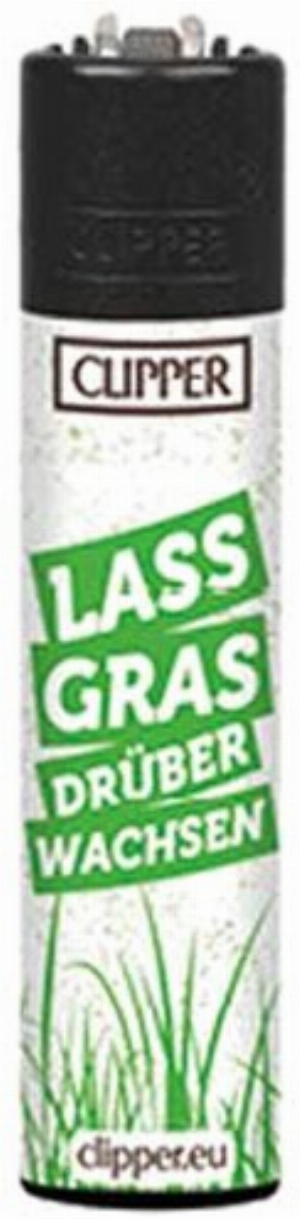 Clipper Feuerzeug Hanf + Gras 5v8