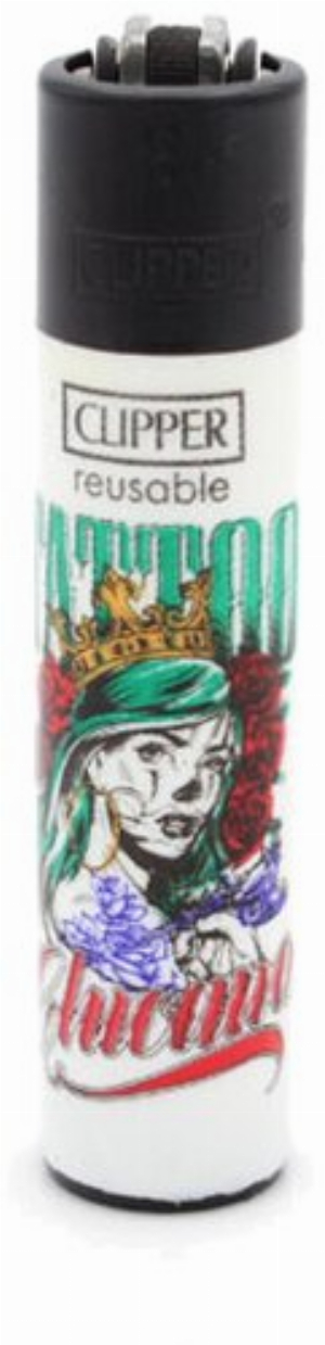 Clipper Feuerzeug Hard Tattoo #2 2v4