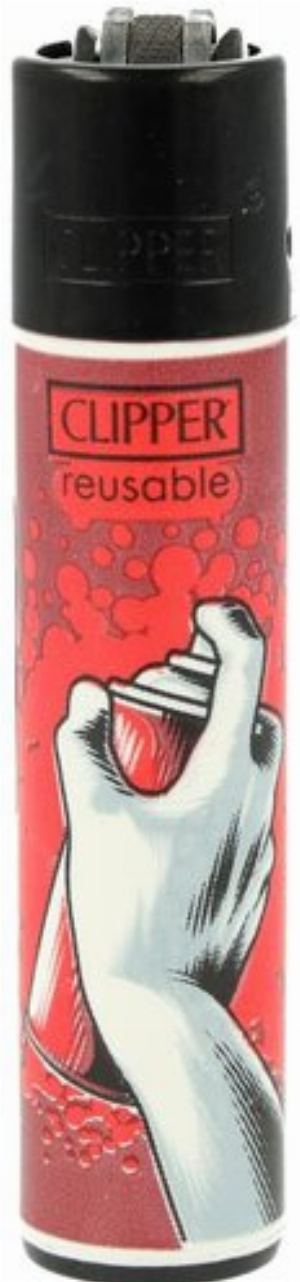 Clipper Feuerzeug HipHop Elements 2v4 Spraydose