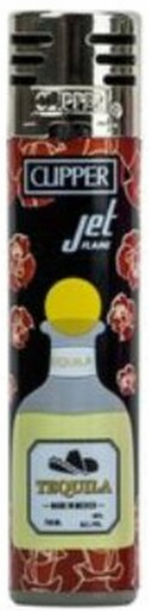 Clipper Feuerzeug Jet Flame Drinks & Life 1v4 Tequila