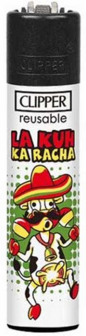 Clipper Feuerzeug Kuh 1v4 LA KUH KA RACHA