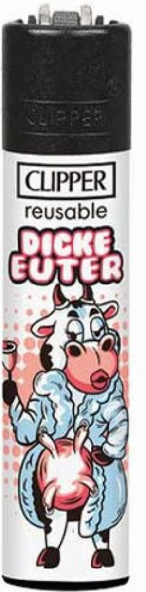 Clipper Feuerzeug Kuh 4v4 DICKE EUTER