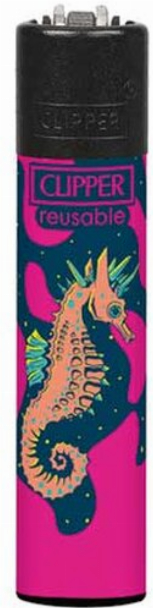 Clipper Feuerzeug Lava Animals 4v4 Seepferdchen