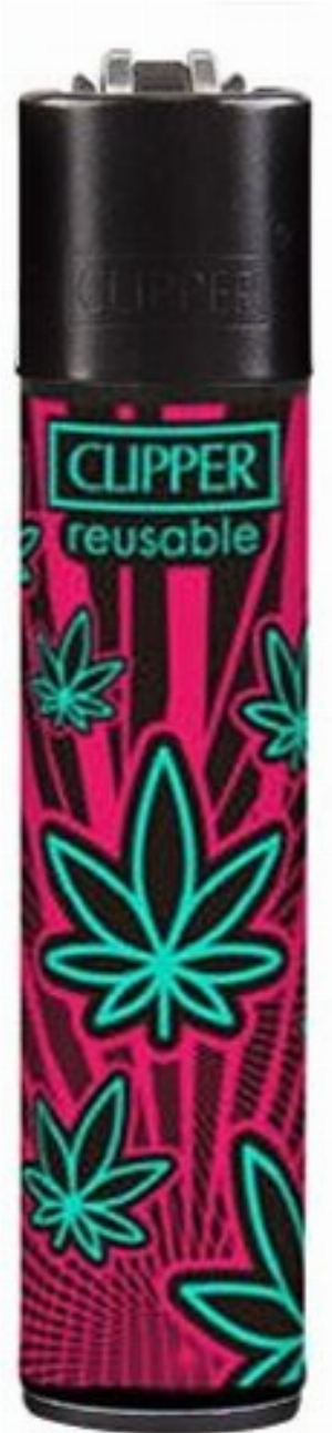 Clipper Feuerzeug Leaves 40 1v4 Hanfblatt