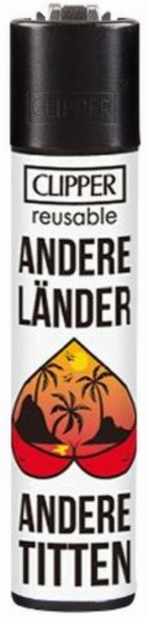 Clipper Feuerzeug Malle 4v4 ANDERE LÄNDER ANDERE TITTEN
