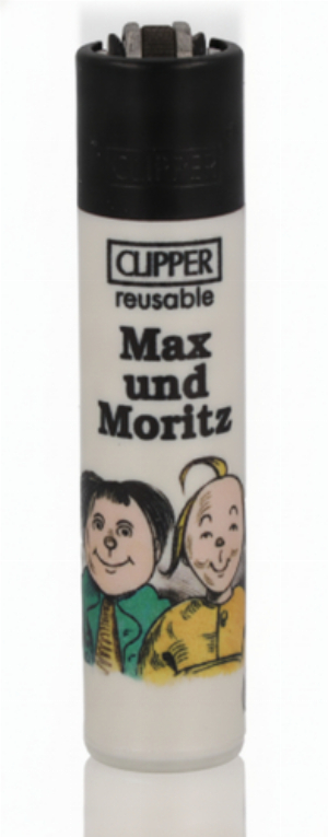 Clipper Feuerzeug Max und Moritz 1v4