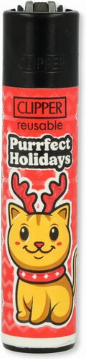 Clipper Feuerzeug Meowy Catmas 4v4