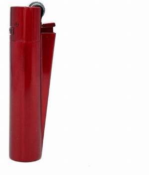 Clipper Feuerzeug Metall Red Devil Rot