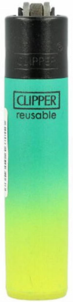 Clipper Feuerzeug Mini Triple Gradient 2 3v4 Grün-Gelb