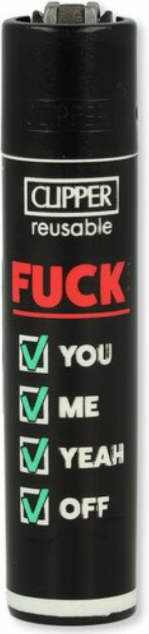 Clipper Feuerzeug Mix Slogan 13 1v4