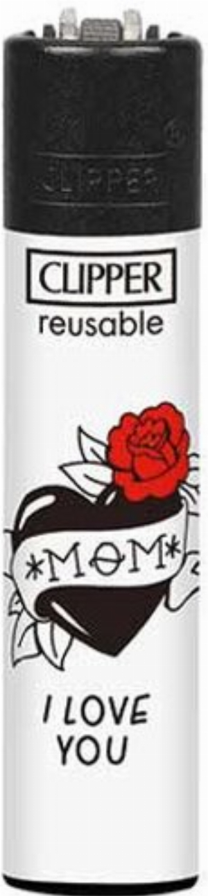 Clipper Feuerzeug Mom 2v4 I LOVE YOU
