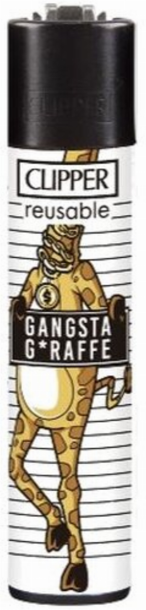 Clipper Feuerzeug Mugshots 2v4 GANGSTA G*RAFFE