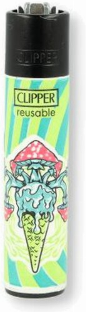 Clipper Feuerzeug Mushroom Raid 3 v 4