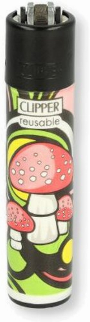 Clipper Feuerzeug Mushrooms 3v4
