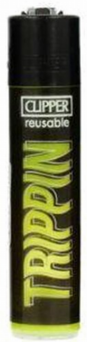 Clipper Feuerzeug New Impact 6v8 TRIPPIN