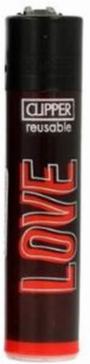 Clipper Feuerzeug New Impact 8v8 LOVE
