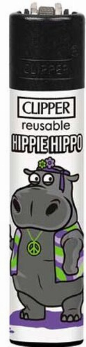 Clipper Feuerzeug Nilpferde 1v4