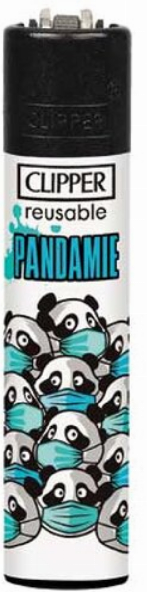 Clipper Feuerzeug Pandas 1v4