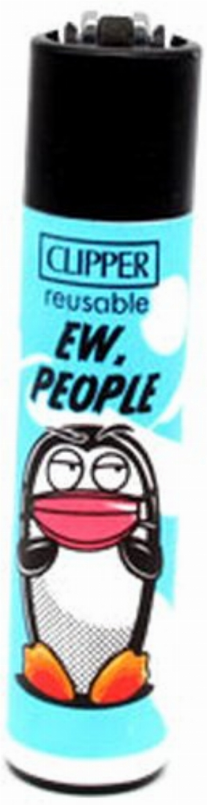 Clipper Feuerzeug Pinguine 2 3v4