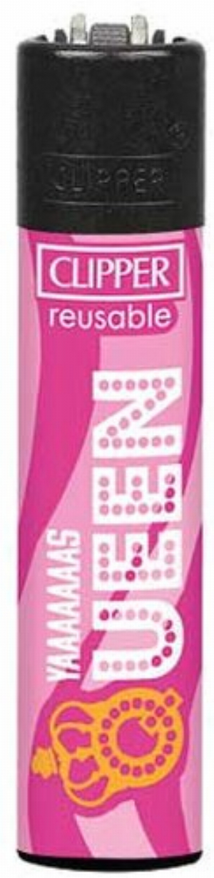 Clipper Feuerzeug Pink Power 4v4 YAAAAAAAS QUEEN