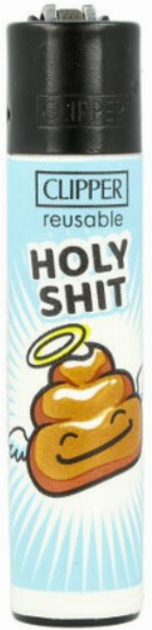 Clipper Feuerzeug Poo 2 4v4 Holy Shit