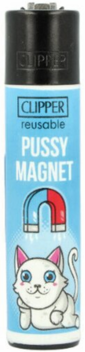 Clipper Feuerzeug PORN SLOGAN 5 3v4 PUSSY MAGNET