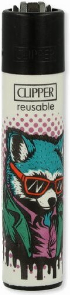 Clipper Feuerzeug Racoons 1v4