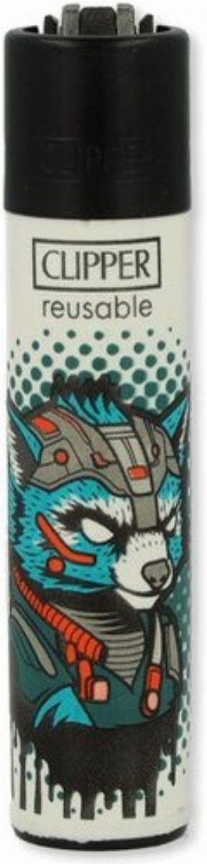 Clipper Feuerzeug Racoons 3v4