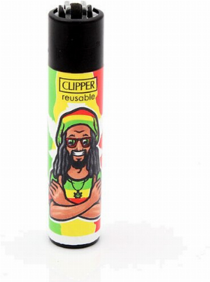 Clipper Feuerzeug Rasta 2 1v4