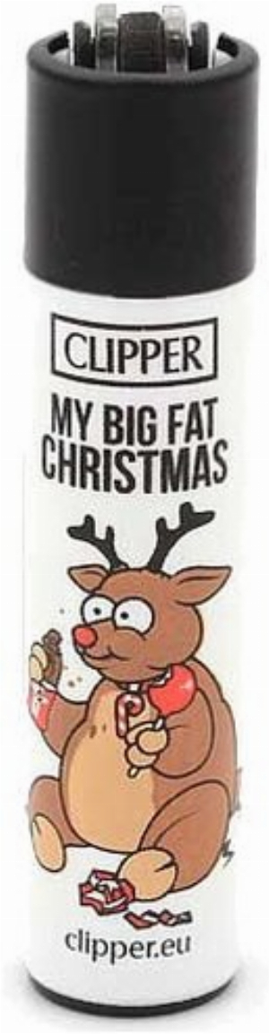 Clipper Feuerzeug Rentiere - 3v4 MY BIG FAT CHRISTMAS