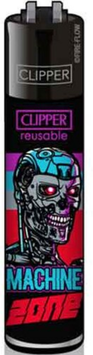 Clipper Feuerzeug Retro Wave 2v4