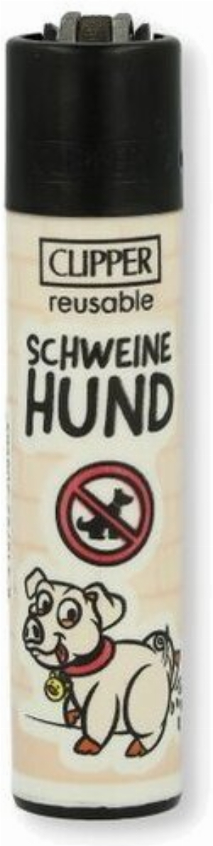 Clipper Feuerzeug Schweinerei 2v4