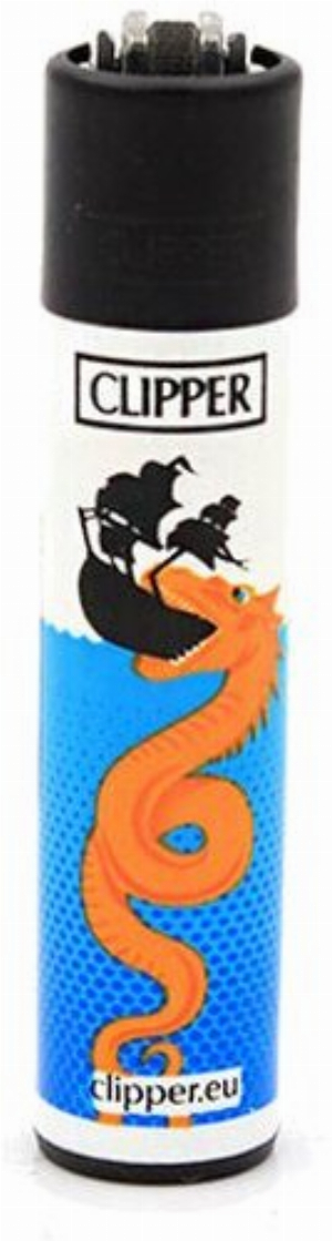  Clipper Feuerzeug Seamonsters 1v4