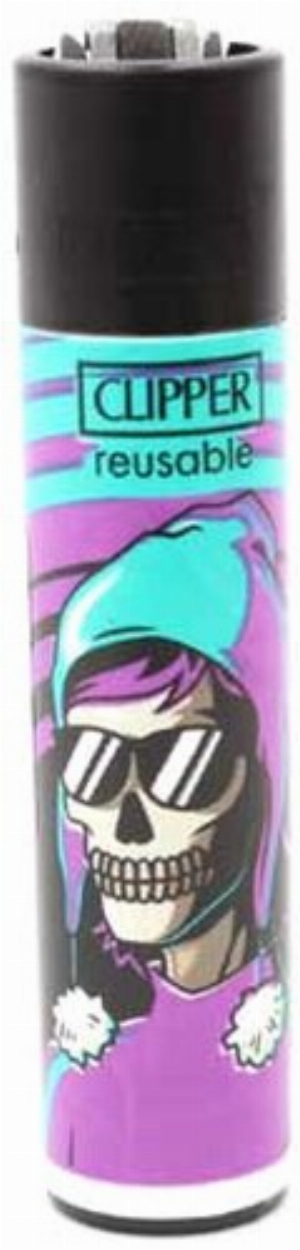 Clipper Feuerzeug Skulls 19 1v4