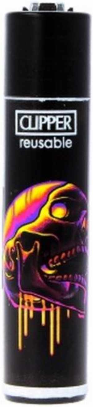 Clipper Feuerzeug Skulls 21 3v4