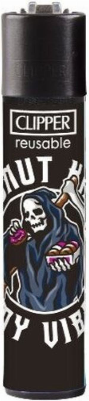 Clipper Feuerzeug Skulls 23 1v4 DONT KILL MY VIBE